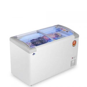 Rockwell Inclined Curved Glass Eutectic Freezer with LED 450 liters | GFR 450 ICGT ET