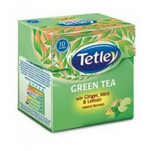Tetley Green Tea Ginger Mint And Lemon 25 Tea Bags Tetley Green Tea Ginger Mint And Lemon 25 Tea Bags