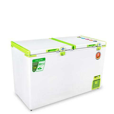 Rockwell Green Freezer 450 liters | GFR 450 | Double Door | Deep Freezer