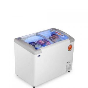 Rockwell Inclined Curved Glass Eutectic Freezer with LED 350 liters | GFR 350 ICGT ET