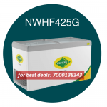 Western 425 L Glass top Display Deep Freezer