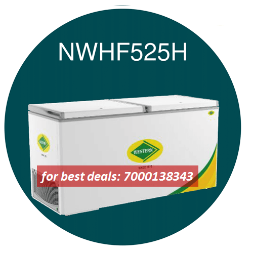 Western 525 L Hard top Deep Freezer