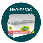 Western 550 L Scooping Parlour Icecream display Freezer with canopy