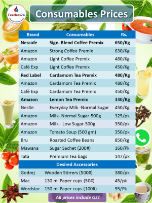 Tea Coffee Premix prices Jul 25