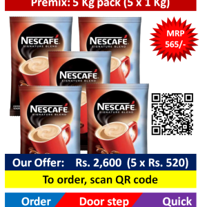 Nescafe Signature Blend Coffee Premix - 5 Kg pack