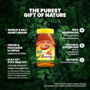 Dabur Honey with Free India Gate Basmati Rice