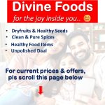 Divine Foods Scroll Page