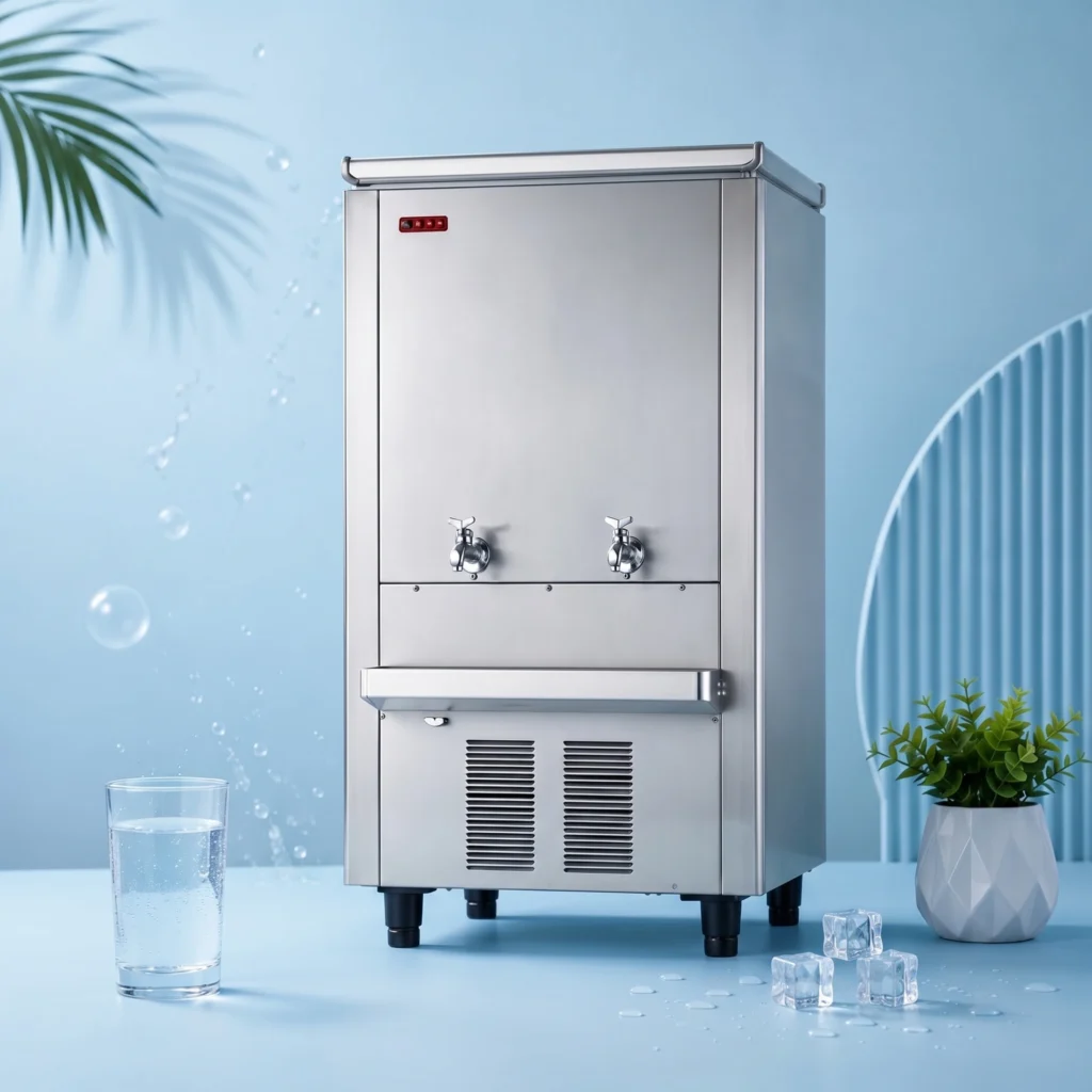 Watercooler_with_blue_background
